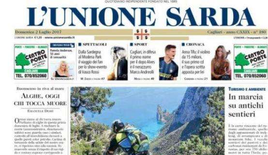 Cagliari, L'Unione Sarda: "Il nome per il dopo Alves è Andreolli"