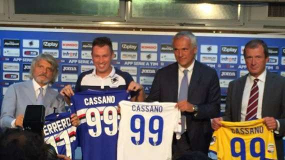 Fotonotizia - Sampdoria, il ritorno in blucerchiato di Antonio Cassano