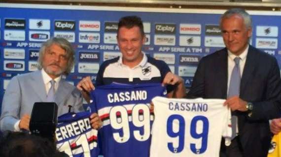 Sampdoria, Correa lavora in gruppo. Personalizzato per Cassano