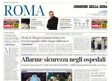 Corriere della Sera - Roma: "Lazio choc, una Champions buttata via"
