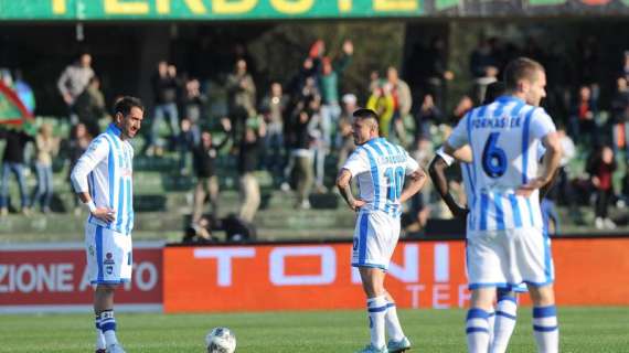 Il Pescara torna in B: pochi punti, troppi gol. Peggio solo Ancona e Lecce