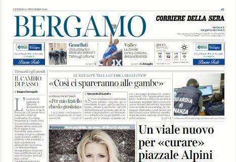 Corriere Bergamo: "Ultrà atalantini alleati ai tedeschi: tafferugli a Roma"