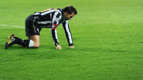 Juventus, Del Piero: "Mai giocato in queste condizioni..."
