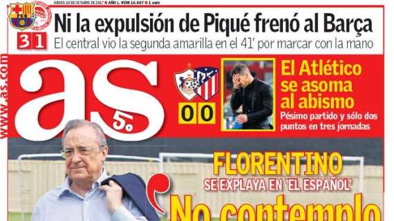 AS, Florentino Perez: "Non contemplo una Liga senza Barça"