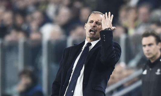 Juventus, Allegri: "Dobbiamo trarre le cose positive da queste sconfitte"
