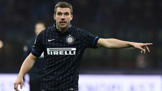 Inter, Podolski addio. Troppi sette milioni per il riscatto