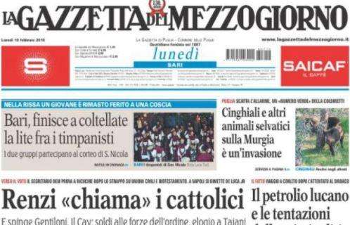 La Gazzetta del Mezzogiorno titola: "Napoli-Juve, infinito botta e risposta"