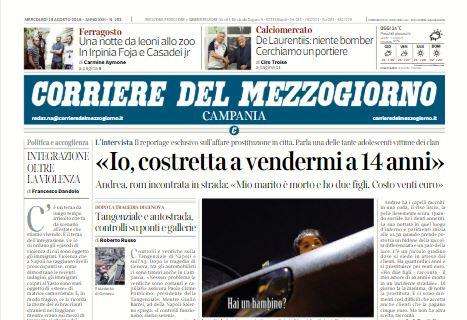 Corriere del Mezzogiorno sul Napoli: "De Laurentiis: niente bomber"