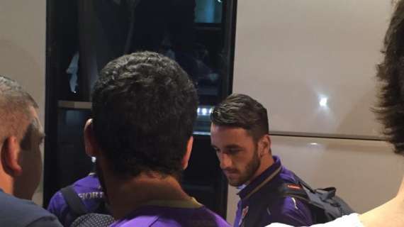 Fiorentina, squadra atterrata a Siviglia