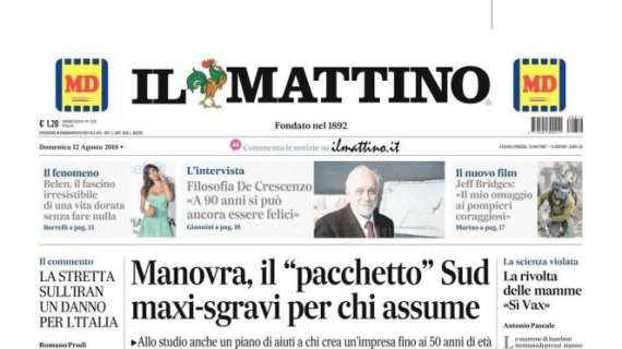 Il Mattino: "Napoli ko, si salva solo Milik"