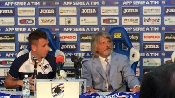 Sampdoria, Ferrero: "Spero che Cassano giochi come sa fare"