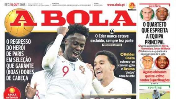 A Bola celebra Eder: "E' tornato l'eroe di Parigi"