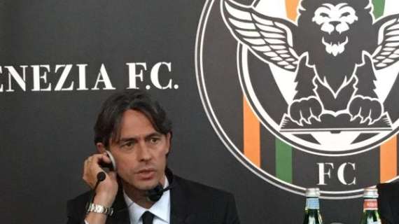 Venezia, Inzaghi: "Senza tutti e tre i centravanti. Meglio ora che dopo"