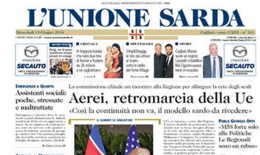 L'Unione Sarda sul Cagliari: "Maran vuole un regista: Locatelli o Valdifiori"