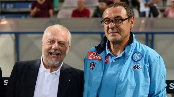 Napoli, Sarri: "De Laurentiis mi ha offerto un contratto che mi onora"