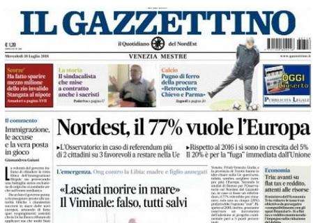 Il Gazzettino: “Pugno di ferro della procura su Chievo e Parma”