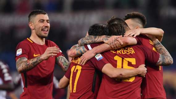 Roma-Torino 3-0: il tabellino della gara