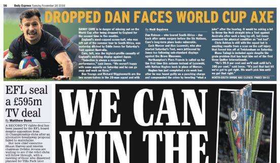 Il Daily Express sull'Inghilterra: "Possiamo vincere la Nations League"