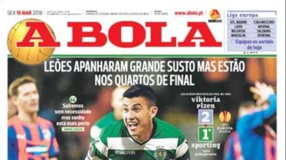 Sporting Lisbona, A Bola: "Battaglia vinta"
