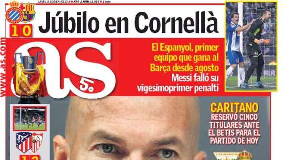 Real, As riparte da Zidane: "Non immagino un Madrid senza CR7"