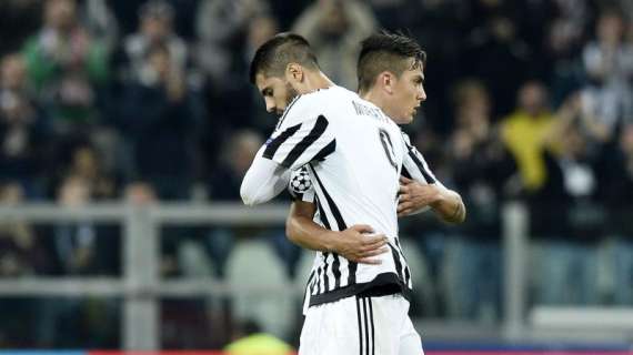 Juventus, Dybala: "Con Morata gran rapporto, mi aiuterà a crescere"