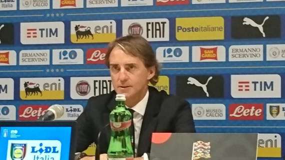 Mancini: "Pochi gol? Sono un problema, se non segni non vinci"