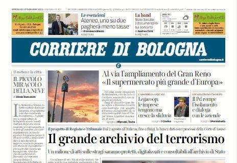 Il Corriere di Bologna titola: "Pippo fa lo stopper e blocca Ringhio"