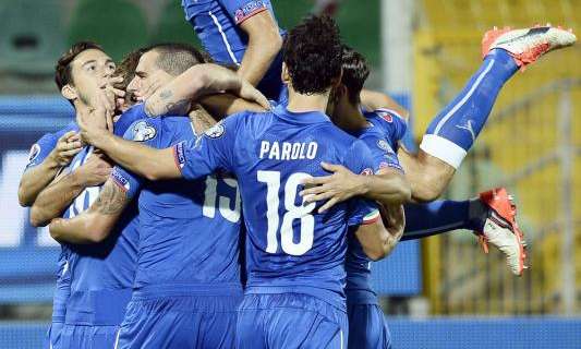 Euro 2016, anche l'Italia stacca il pass: a Baku la vittoria che porta in Francia