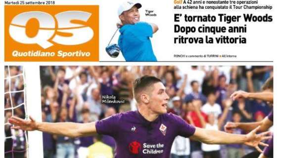 La Nazione sui giovani della Fiorentina: "Voglia di volare"