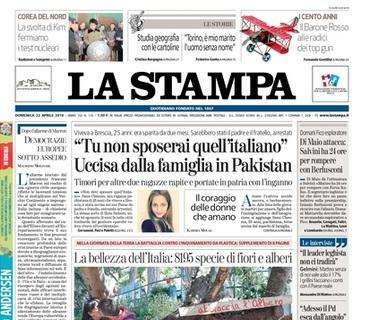 Verso Juve-Napoli, La Stampa titola: “Finale scudetto”
