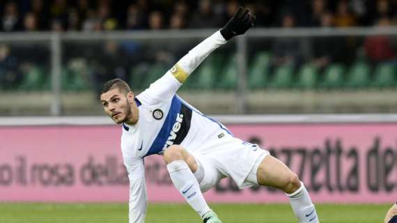 Inter, Icardi ha saltato l'allenamento per un problema intestinale