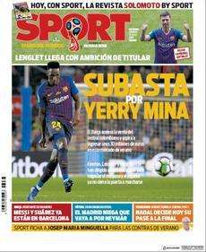 Sport sul Barça: "Asta per Yerry Mina"