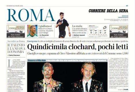Il Corriere della Sera ed. Roma: "Malcom e Olsen, ci siamo"