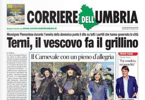 Corriere dell'Umbria: "Pari del Grifo col Parma ma Breda è in bilico"