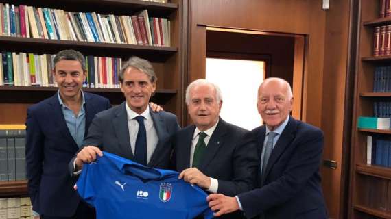 Italia, gli auguri dell'Inter a Mancini per la nuova avventura azzurra