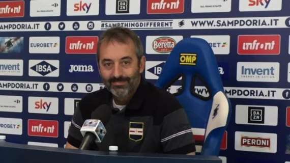 Samp, Giampaolo: "Inter alle spalle. Con il Cagliari sarà difficile"
