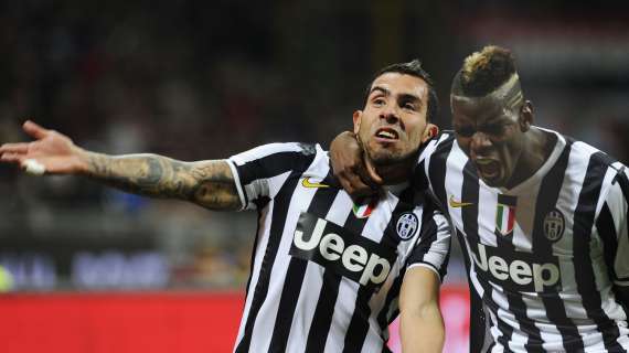 Juventus, Tevez stacca Rossi e diventa il nuovo capocannoniere 