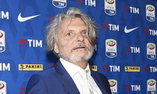 Sampdoria, Ferrero: "La Roma è la squadra in vantaggio per Schick"