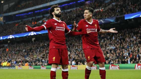 Liverpool-Roma 5-2: il tabellino della gara