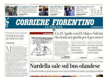 Corriere Fiorentino: "Saponara ritrova mister Sarri"