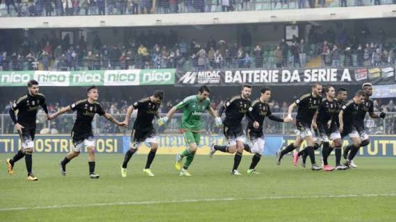 Chievo-Juventus 0-4: il tabellino della gara