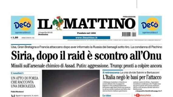 Napoli, Il Mattino: "La doppia partita tra scudetto e futuro"