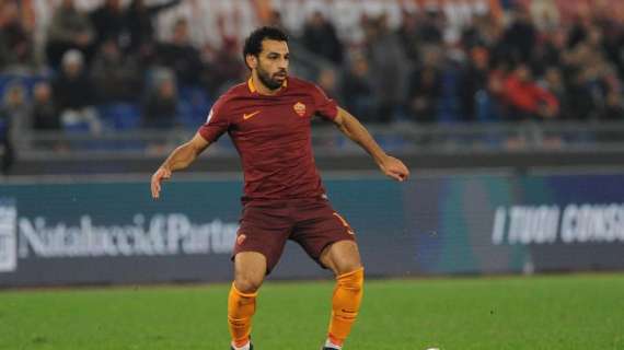 Roma, Salah non ce la fa: salterà la sfida contro la Lazio
