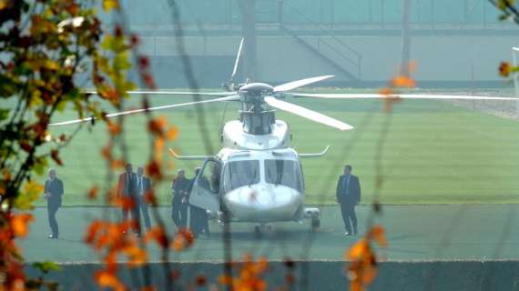 TMW - Milan, Berlusconi arrivato a Milanello in elicottero