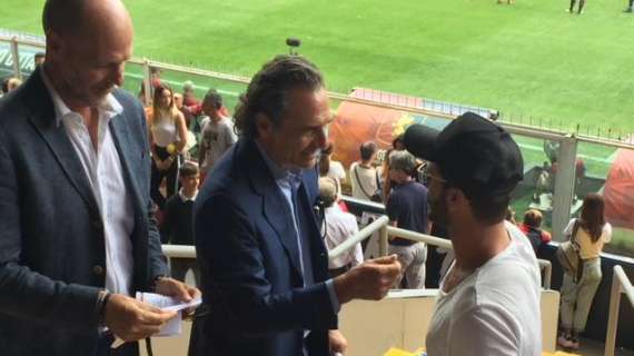 TMW - Fotonotizia: Genoa-Bologna, Prandelli presente allo stadio