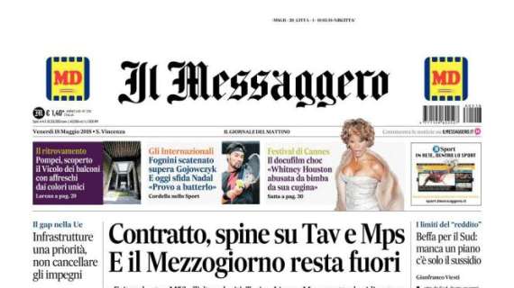 L'apertura de Il Messaggero su Buffon: "Lascio Juve e Nazionale"