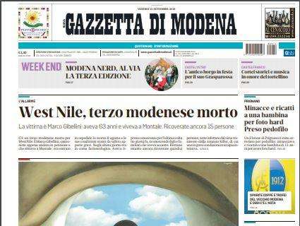 Gazzetta di Modena: "Sparite coppe e trofei del vecchio Modena"