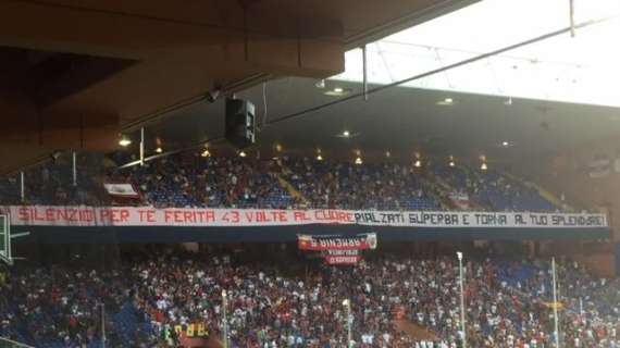 TMW - Fotonotizia: Genoa, i tifosi ricordano le vittime di ponte Morandi