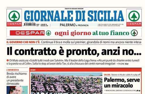 Giornale di Sicilia: “Palermo, serve un miracolo”