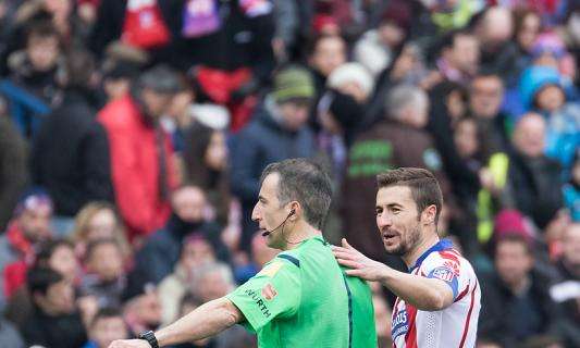 Atletico Madrid, Gabi salterà l'Athletic Bilbao per squalifica